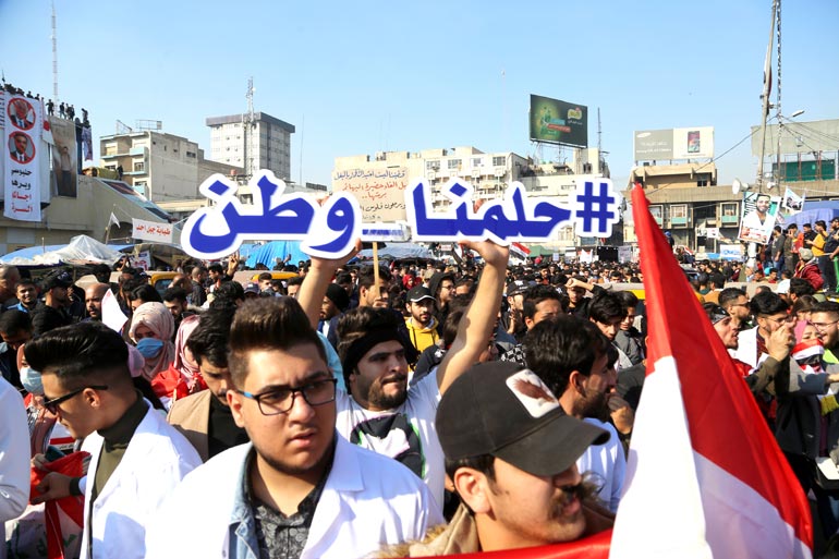 سكرتير عبد المهدي يهدد بشأن التظاهر خارج  الأماكن المخصصة : سنتخذ الإجراءات