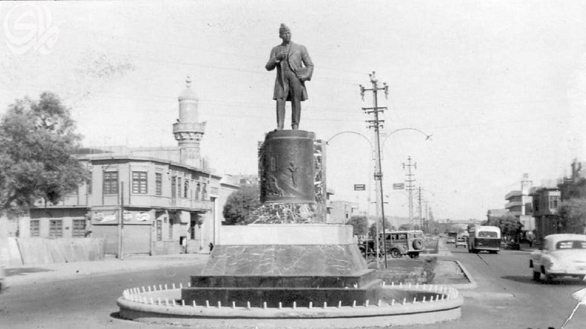التماثيل والنصب الاولى في مدينة بغداد